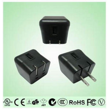 Foldable Plug Universal Usb Power Adapter With High Efficiency Cec V Eup 2011